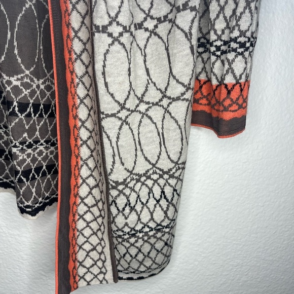 NIC+ZOE Brown and Cream Cardigan Sweater - Picture 2 of 7